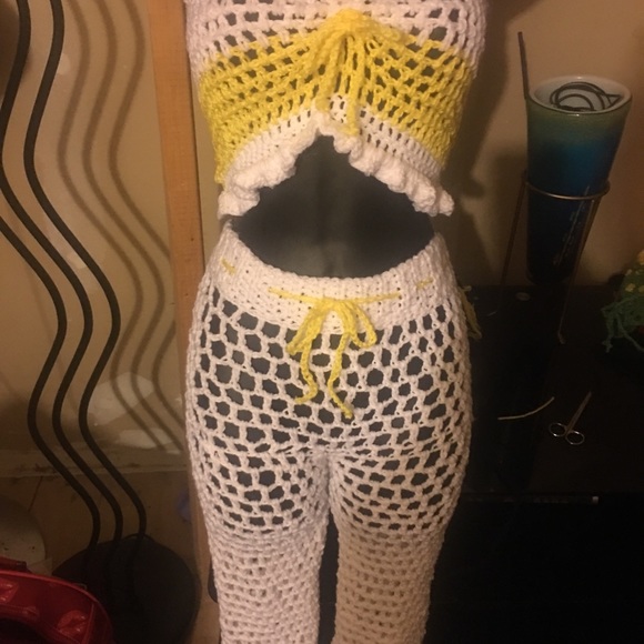 Exotic dance wear hand knitted outfits - Picture 7 of 8